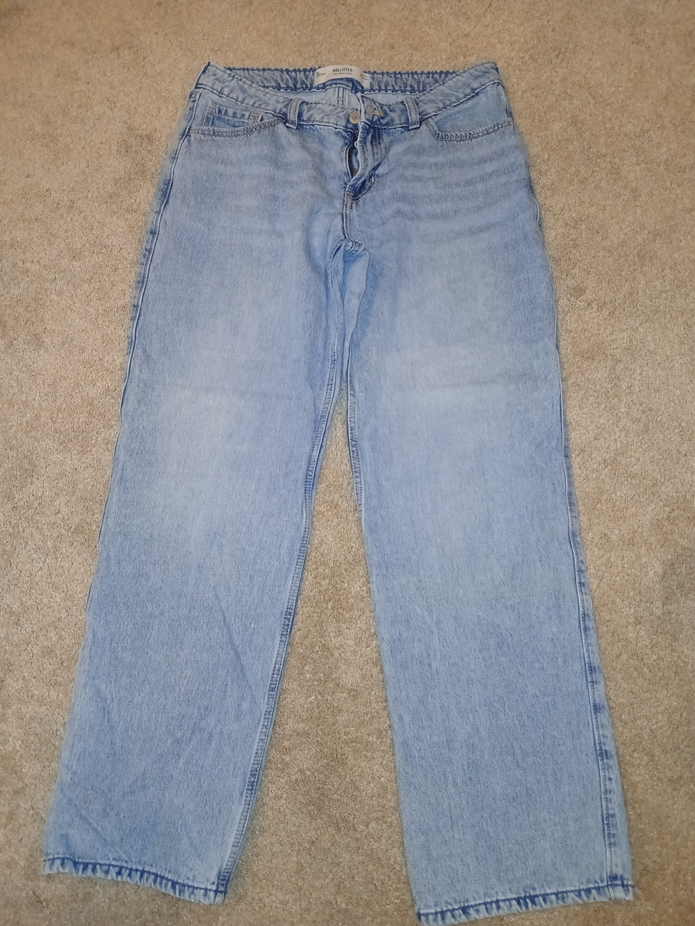 Hollister Light Blue Straight Leg Women’s Jeans